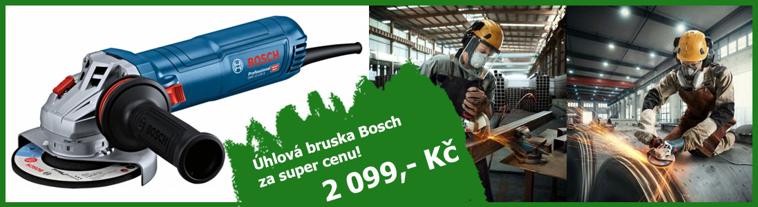 Bosch GWS 12-125 S Professional Úhlová bruska 125m - Worka.cz